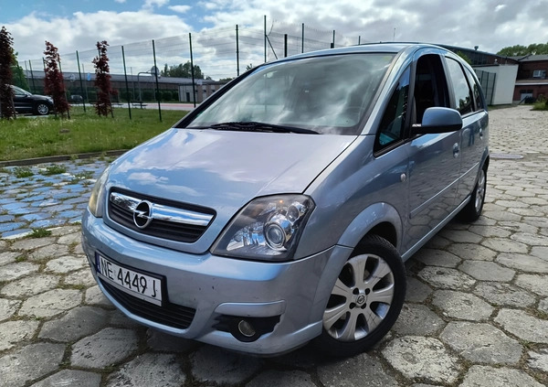 Opel Meriva cena 13550 przebieg: 140337, rok produkcji 2008 z Elbląg małe 326